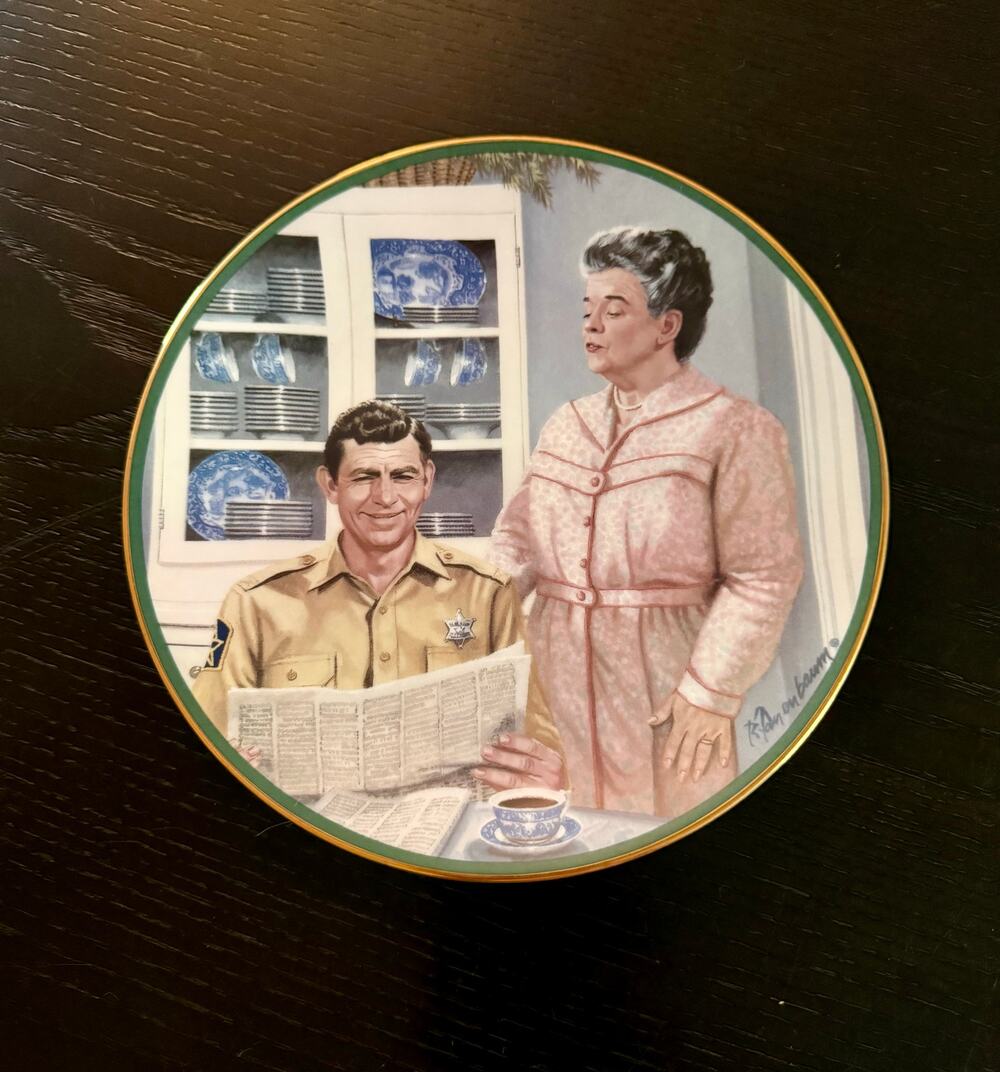 The Andy Griffith Show by HAMILTON Aunt Bee's Kitchen Plate.